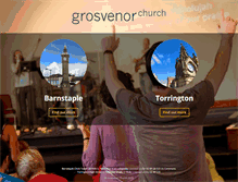 Tablet Screenshot of grosvenorchurch.org.uk